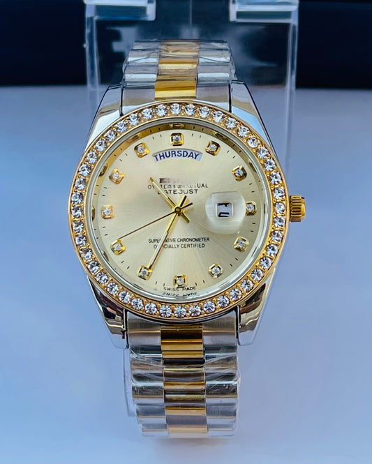 RLX Stone Day Date Watch