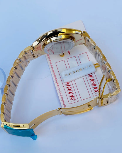 Qurtx Full Golden Watch